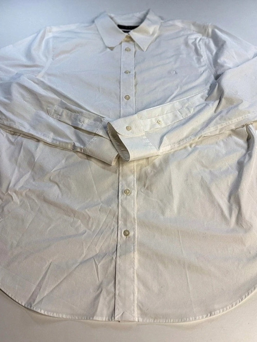 Ralph Lauren No-Iron Stretch Cotton Shirt White